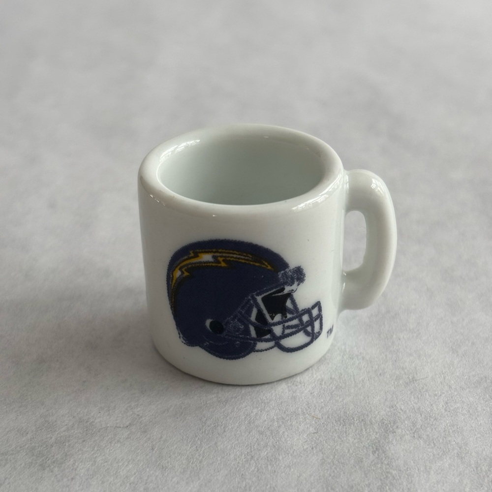 Chargers Football tiny vending machine Mug collectable miniature cup